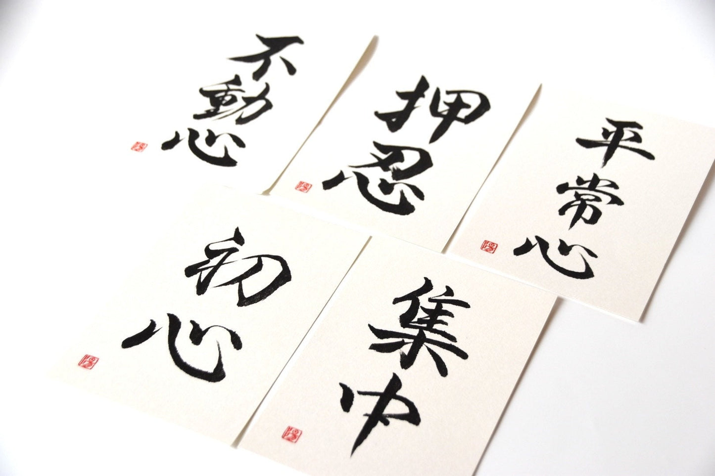 Daily Reminder Personalized Japanese Calligraphy Handpainted Art Bookmark Inspirational Motivational Personalized Phrase Kanji Nihongo Life