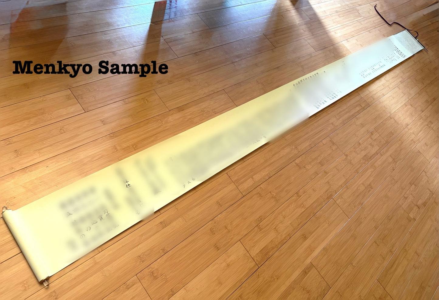 Custom Made Hand Painted Shinto Muso-ryu Jo Densho Makimono